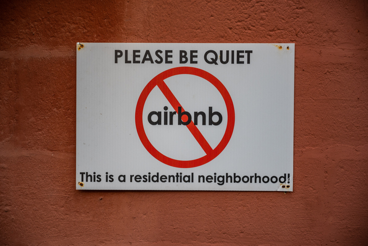 My neighbors turned their house into an Airbnb, what can I do?